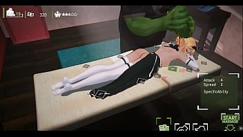 Orc Massage [3D Hentai game] Ep1 Virgin gobelin pleasure a beautiful lady elf