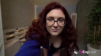 Young fuck between redhead teen babe and a friend