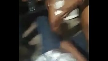 Eating Pussy while a bitch is grind on his face at a party